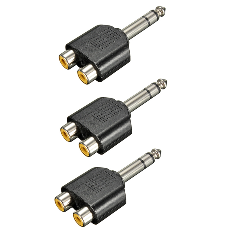  ׷-2  RCA  Y ø   ȯ, 3X 6.35mm, 1/4 ġ